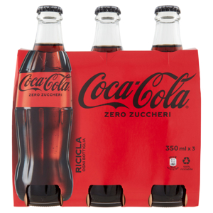 COCA-COLA Zero Zuccheri Vap 3 x 350 ml 