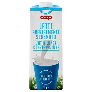 Latte Parzialmente Scremato UHT a Lunga Conservazione 1 l