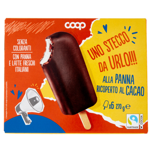 uno Stecco da Urlo!!! alla Panna Ricoperto al Cacao 6 x 45 g