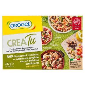 Orogel Crea Tu Mix di peperoni, zucchine e melanzane grigliate Surgelati 320 g