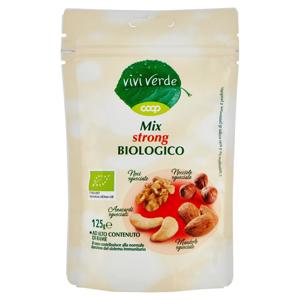 Nocciole, anacardi, noci, mandorle Biologici Mix Strong 125 g