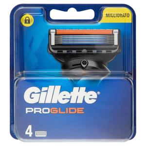 Gillette Lamette di Ricambio per Rasoio da Uomo ProGlide, 4 Ricariche