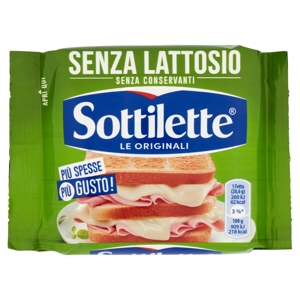 Sottilette formaggio fuso a fette Senza Lattosio - 200 g