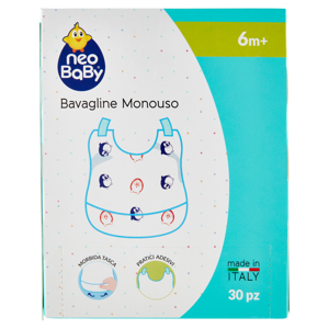 neo Baby Bavagline Monouso 6m+ 30 pz