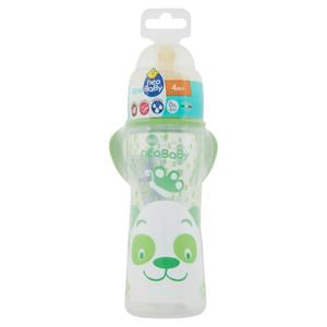 neo Baby Biberon Passeggio Plastica Collo Largo Caucciù 330ml 4m+