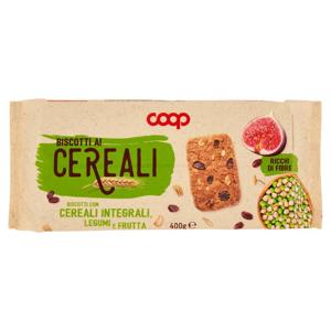 Biscotti con Cereali Integrali, Legumi e Frutta 400 g