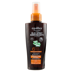 equilibra Olio Spray Abbronzante 6 SPF Protezione Bassa 150 ml