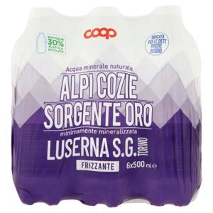 Alpi Cozie Sorgente Oro Frizzante 6 x 500 ml