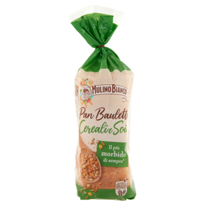 Mulino Bianco Pan Bauletto Cereali e Soia Pane Ideale per Panini 400g