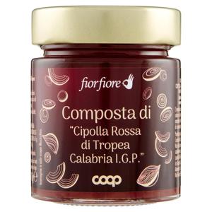 Composta di "Cipolla Rossa di Tropea Calabria I.G.P." 170 g