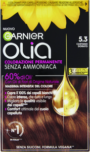 Garnier Olia Tinta Capelli, Senza Ammoniaca, Golden brown 53