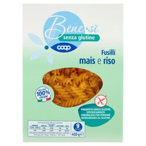 senza glutine Fusilli mais e riso 400 g