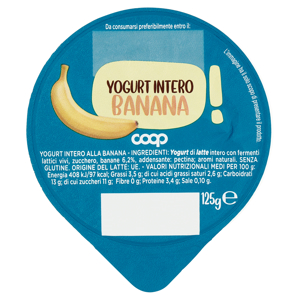 Yogurt Intero Banana 125 g