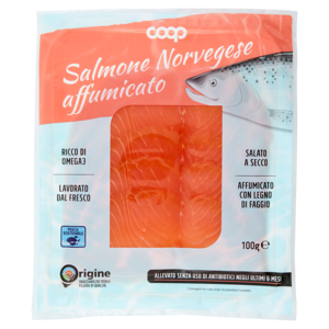 Salmone Norvegese leggermente affumicato 100 g