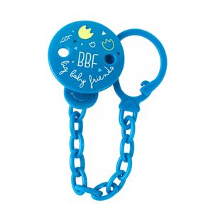 neo Baby Clip Salvasucchietto con catenella 0m+ Dino Blu