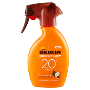 Bilboa Coconut Glow 20 Media con Olio di Cocco Illuminante 250 ml