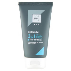 Man Gel barba 3 in 1 Pelli Sensibili 150 ml