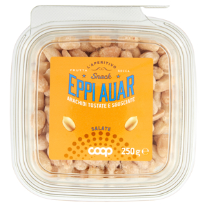 Snack Eppi Auar Arachidi Tostate e Sgusciate Salate 250 g