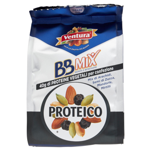 Ventura BBmix Proteico Mix di arachidi, semi di zucca, mandorle e mirtilli 150 g