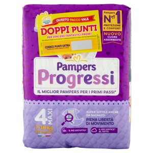 Pampers Progressi Maxi 21 pz