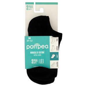 pompea Lei Minicalza Cotone short S 35-38 Nero 3 Paia