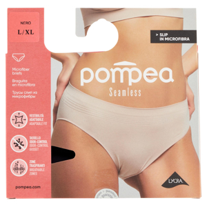 pompea Seamless Slip in Microfibra Tg. S/M Bianco