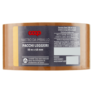 Nastro da Imballo Pacchi Leggeri 50 m x 48 mm