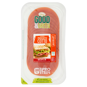 Good & Green Gourmet al Gusto di Prosciutto Cotto Affettato Vegetale 90 g