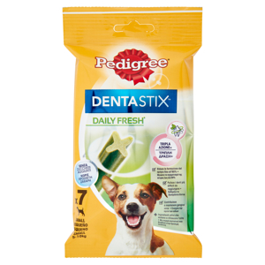 Pedigree Dentastix Fresh Snack per igiene orale Cane Piccolo 7 Pezzi 110 g