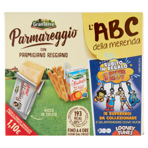 Parmareggio l'ABC della merenda con Parmigiano Reggiano