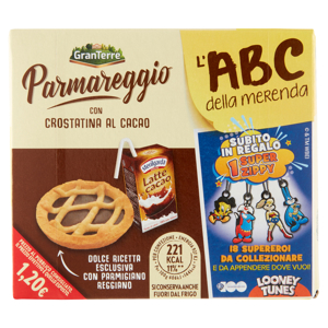 Parmareggio l'ABC della merenda con Crostatina al Cacao