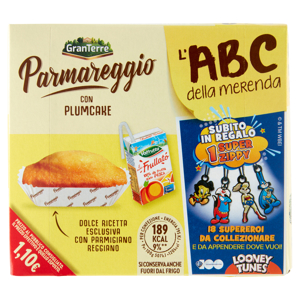 Parmareggio l'ABC della merenda con Plumcake