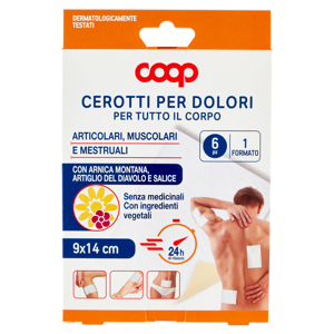 Cerotti per Dolori per Tutto il Corpo 1 Formato 9 x 14 cm 6 pz