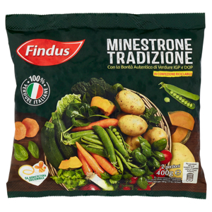 Findus Minestrone Tradizione - con Verdure IGP e DOP 400 g