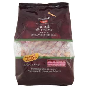 Taralli alla pugliese con Olio Extra Vergine di Oliva 12 x 35 g