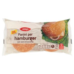 Panini per Maxi Hamburger con Semi di Sesamo 4 x 75 g