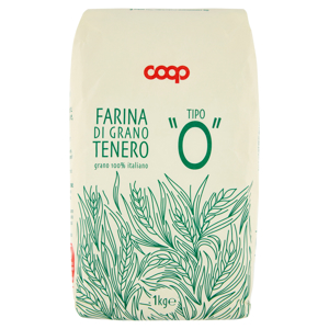 Farina di Grano Tenero Tipo "0" grano 100% italiano 1 kg