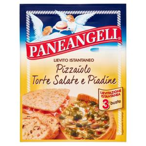 PANEANGELI Lievito Istantaneo Pizzaiolo Torte Salate e Piadine 3 x 15 g