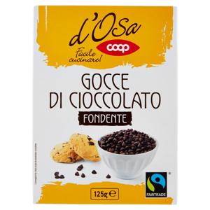 Gocce di cioccolato fondente 125 g