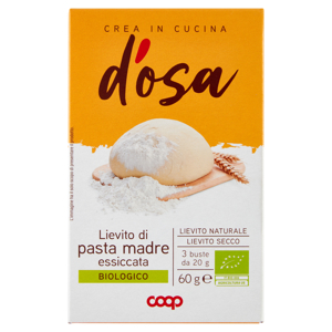 Lievito di pasta madre essiccata Biologico 3 x 20 g