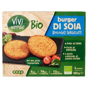 burger di Soia Biologici Surgelati 2 x 80 g