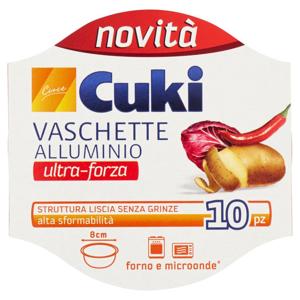 Cuki Cuoce Vaschette Alluminio ultra-forza 8cm 10 pz