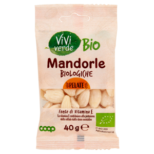 Mandorle Biologiche Pelate 40 g