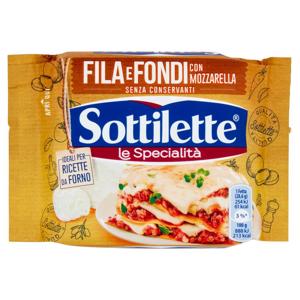 Sottilette Fila e Fondi con Mozzarella formaggio fuso a fette - 200 g