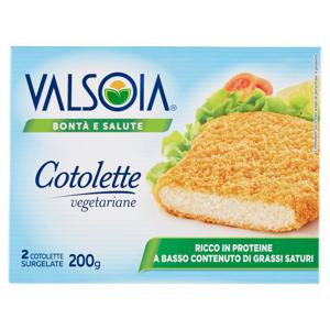 Valsoia Bontà e Salute Cotolette vegetariane 2 Cotolette Surgelate 200 g