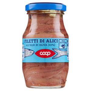 Filetti di Alici all'Olio di Oliva (41%) 150 g