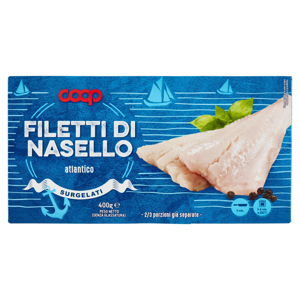 Filetti di Nasello atlantico Surgelati 400 g