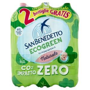 San Benedetto Acqua Naturale dal Parco della Majella Ecogreen 2L x 6 (4+2)