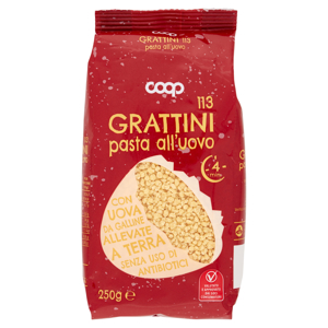 Grattini 113 pasta all'uovo 250 g