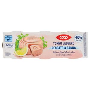 Tonno Leggero Pescato a Canna 3 x 60 g